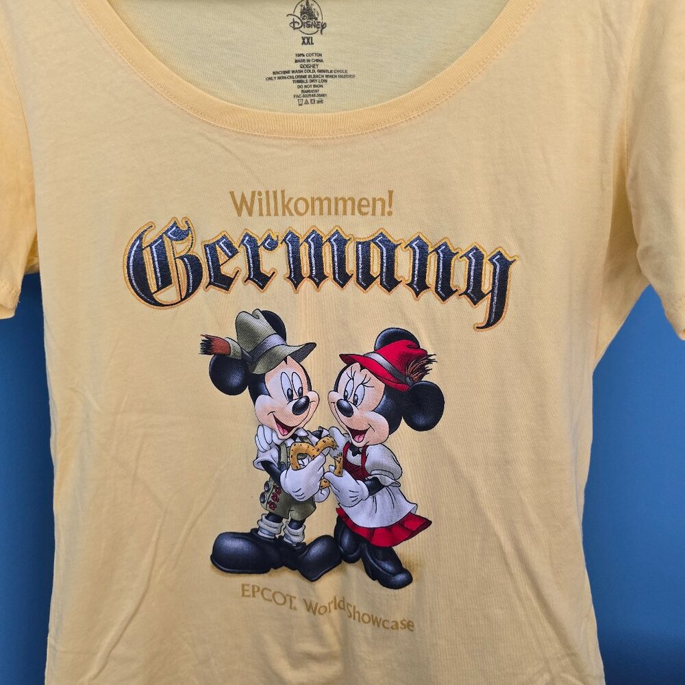DISNEY GERMANY MICKEY & MINNIE WOMENS TEE